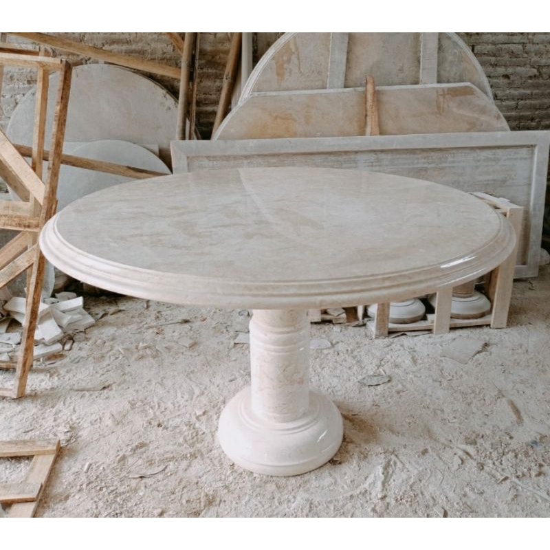 Meja Makan Batu Marmer