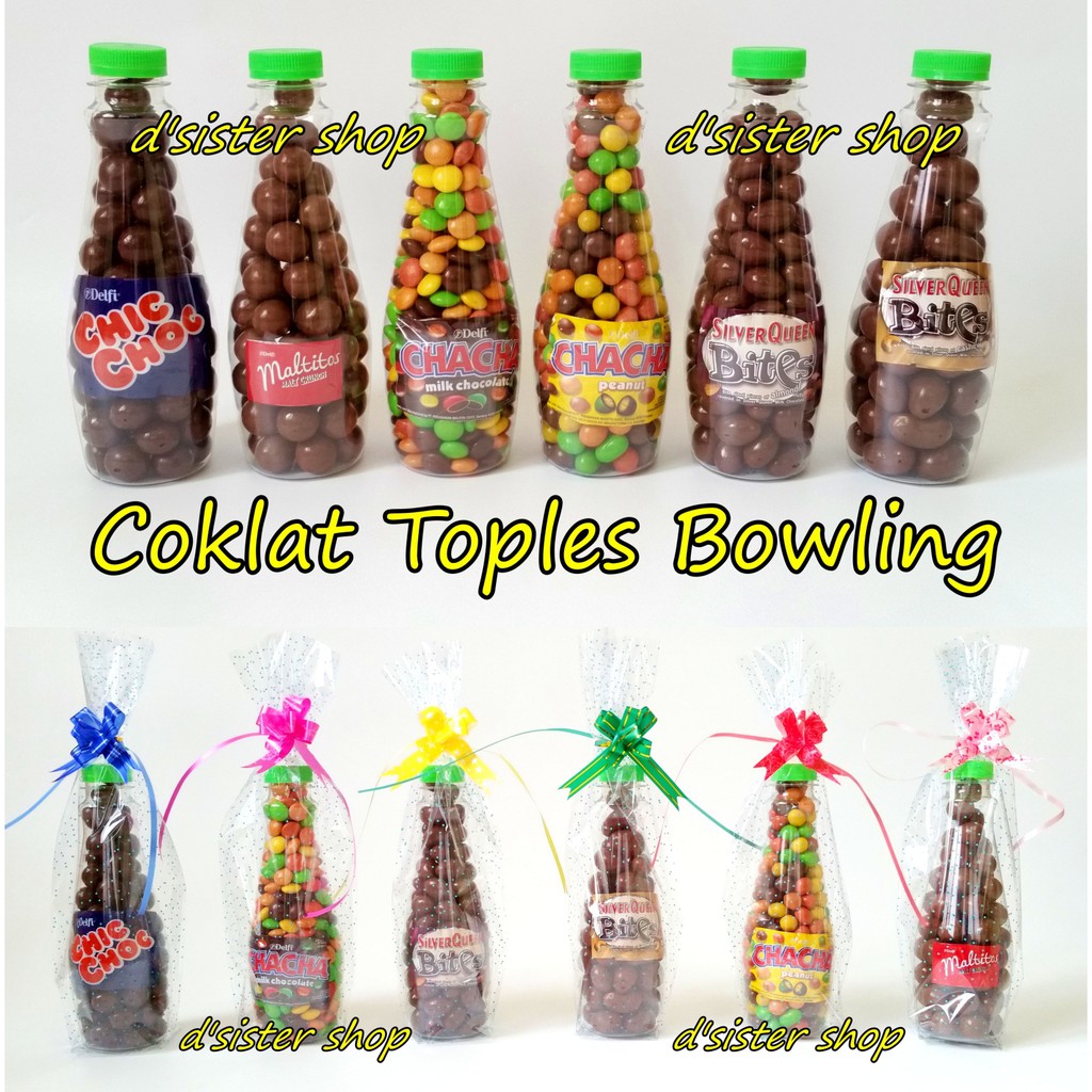 

COKLAT DELFI SILVERQUEEN BITES ALMOND MEDE CHACHA CHIC CHOC MALTITOS TOPLES BOWLING