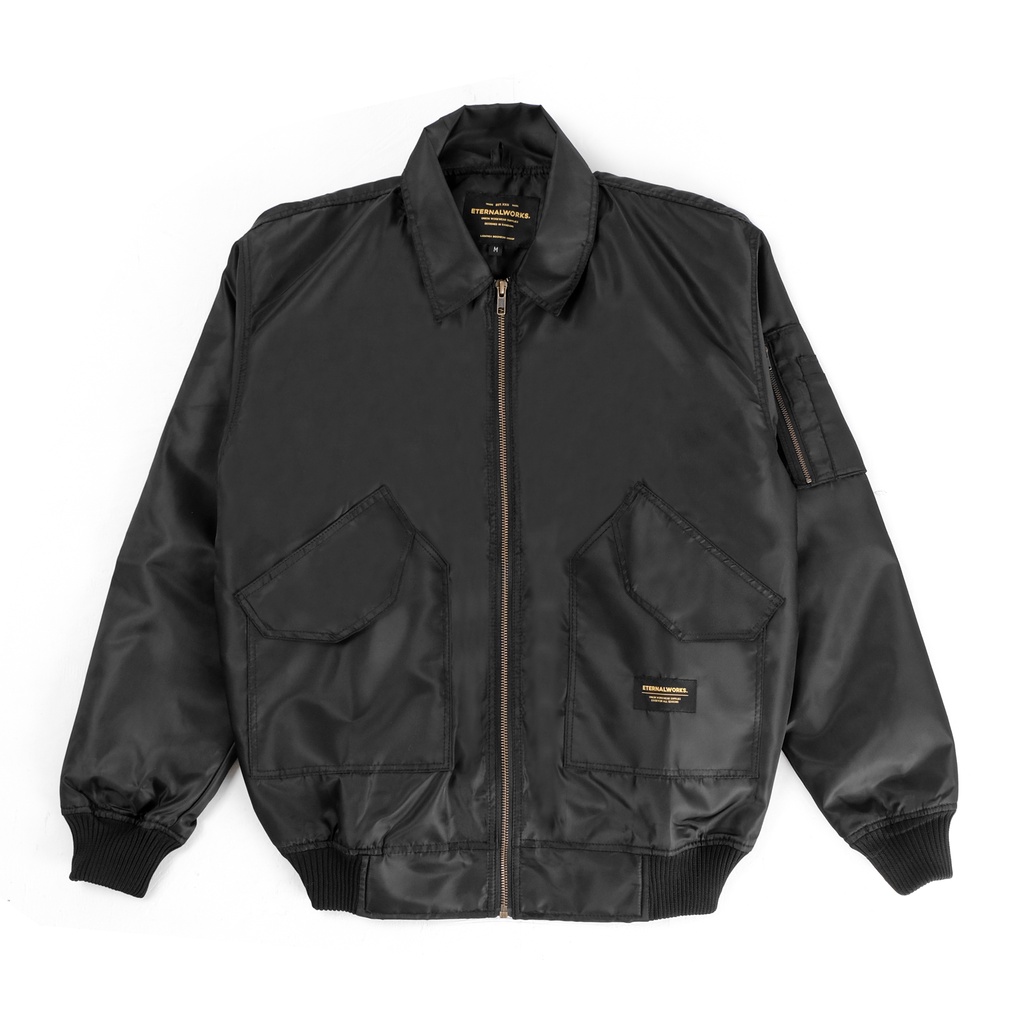ETERNALWORKS - Bomber Jacket Bradley Black