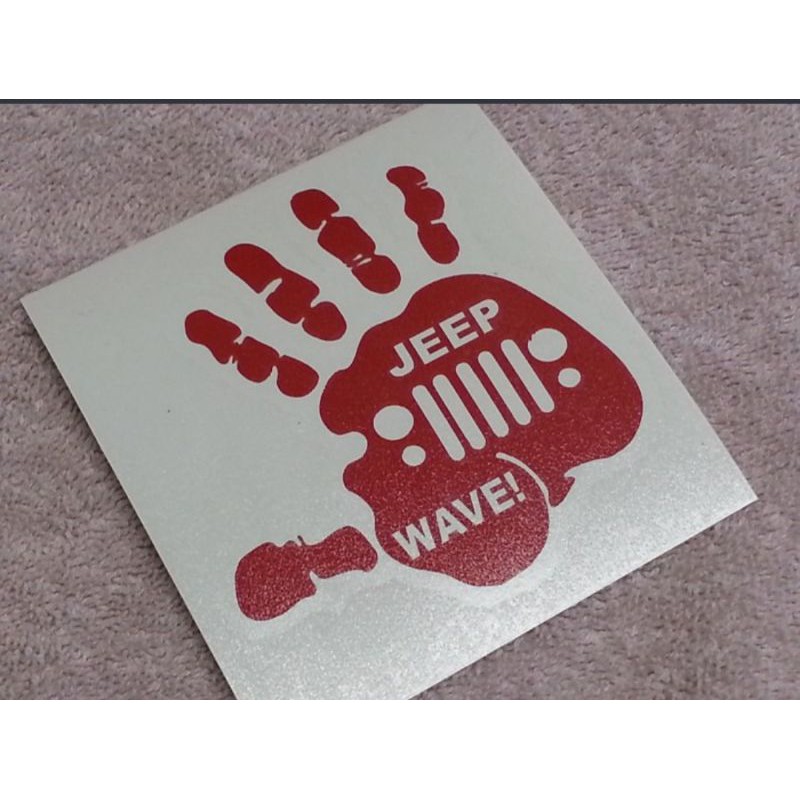 

Sticker Jeep Wave