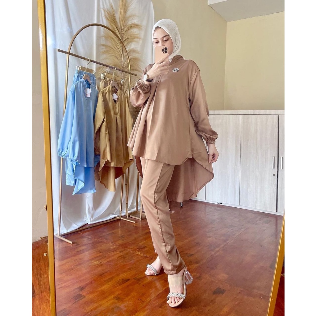 SETCAL SATIN PREMIUM / ONE SET PINGUIN / BAJU KONDANGAN