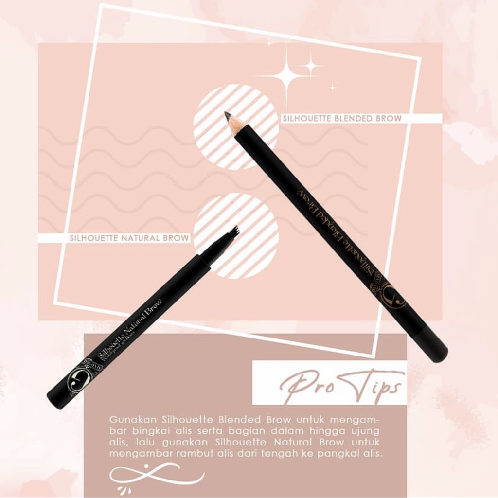 Madame Gie Silhoutte Blended Brow | Pensil Alis Waterproof