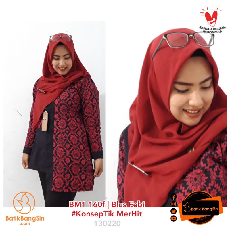 Baju Kece KonsepTik Merah Hitam