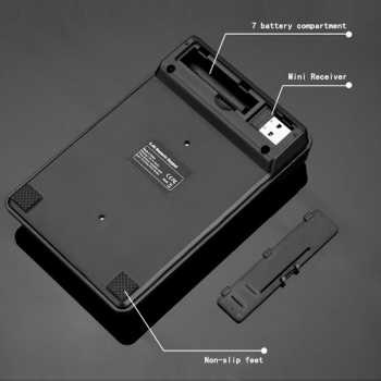 IDN - ETMAKIT NUMERIC KEYPAD NUMPAD WIRELESS 2.4GHZ - 119477