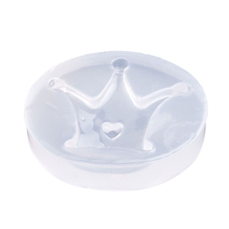 Siy Cetakan Resin Epoksi Uv Bentuk Mahkota Mini Bahan Silikon Untuk Diy Aksesoris Perhiasan