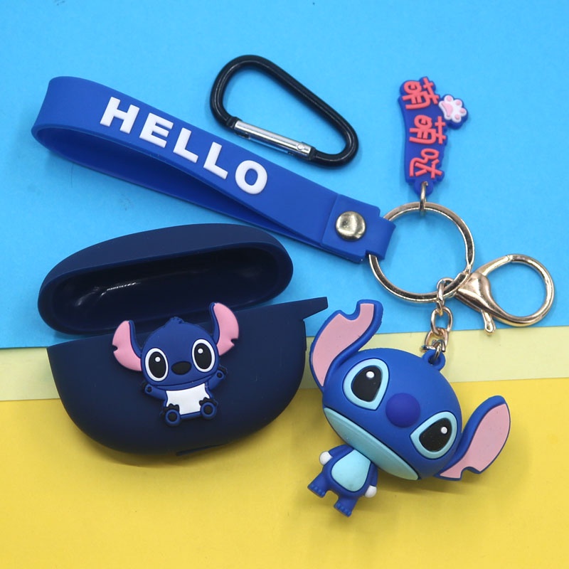 Casing Soft Case Silikon Motif Kartun Stitch Lucu Untuk Oppo Enco X