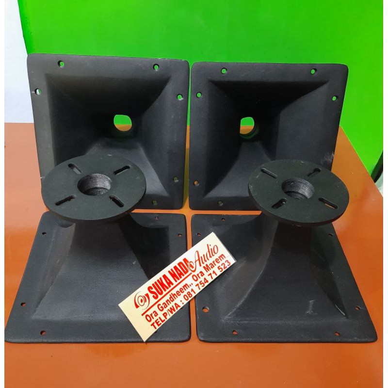 CORONG HORN TWITER 22X22 BAHAN ALUMINIUM