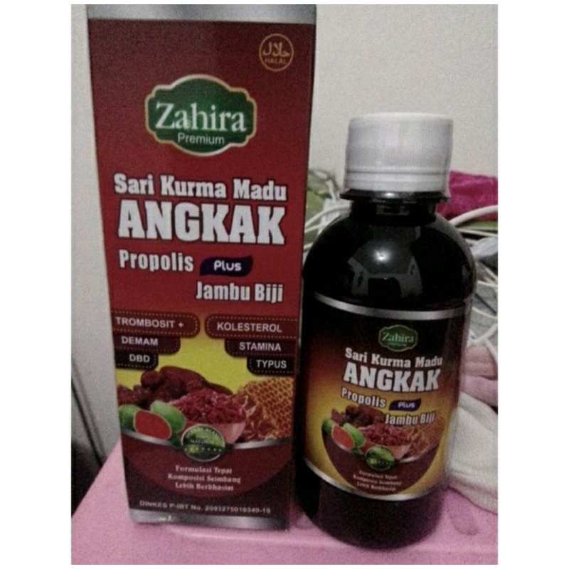 

Sari Kurma Madu ANGKAK Propolis Plus Jambu Biji Zahira