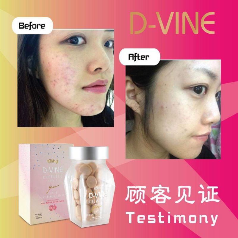 D vine Collagen Original Ecer Promo 40 Butir Murah, Kolagen Pemutih Kulit TERBAIK dari KOREA