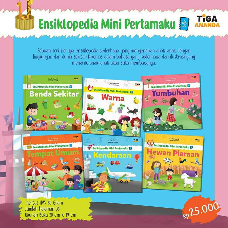 Ensiklopedia Mini Pertamaku 6 Judul