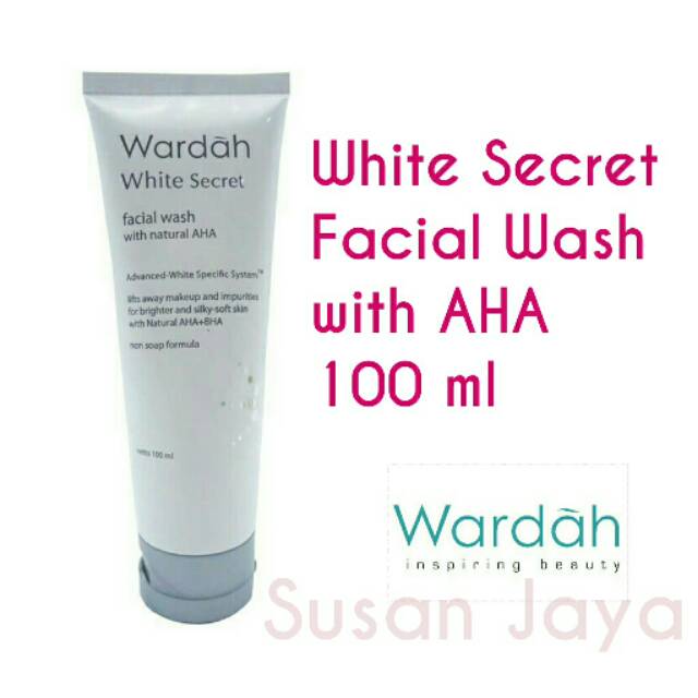 Wardah White Secret Facial Wash 100 Ml Shopee Indonesia