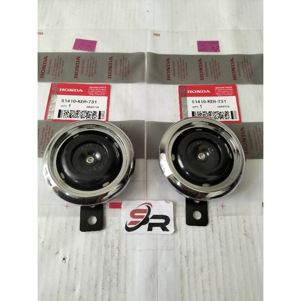 KELAKSON (KEH) 12 V 1,5A ,105 dB HONDA  MEGA  PRO MEGAPRO PRIMUS  GL MAX  HARGA SEPASANG KANAN KIRI