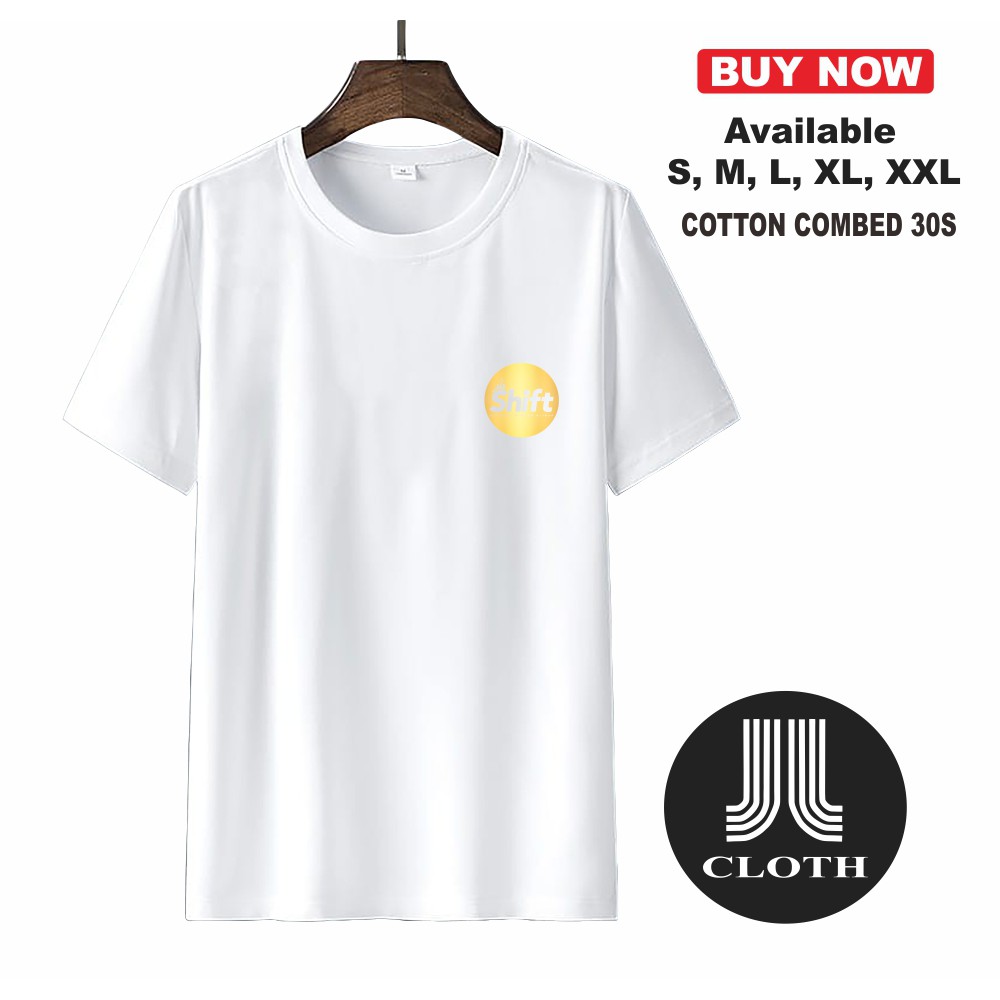 Tshirt Baju Kaos Distro Shift Logo Gold / Kaos Distro Pria Wanita