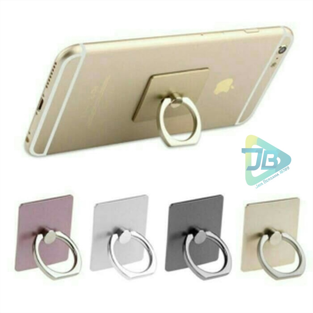 RT16 iRING RING STAND HP POLOS CINCIN PENYANGGA PEGANGAN HANDPHONE UNIVERSAL JB5232
