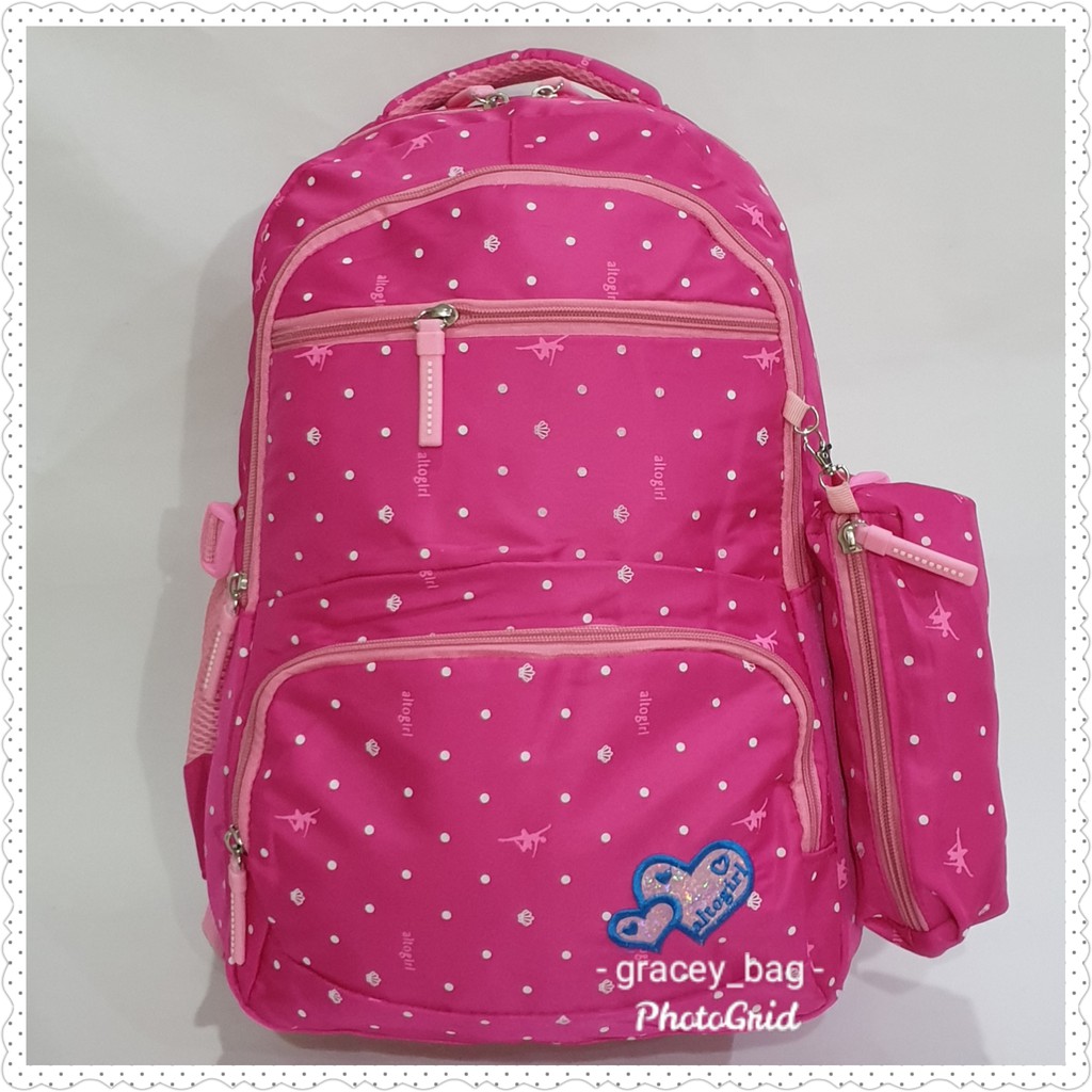 GB-70010 Tas Ransel Anak Perempuan Altogirl Motif Ballerina