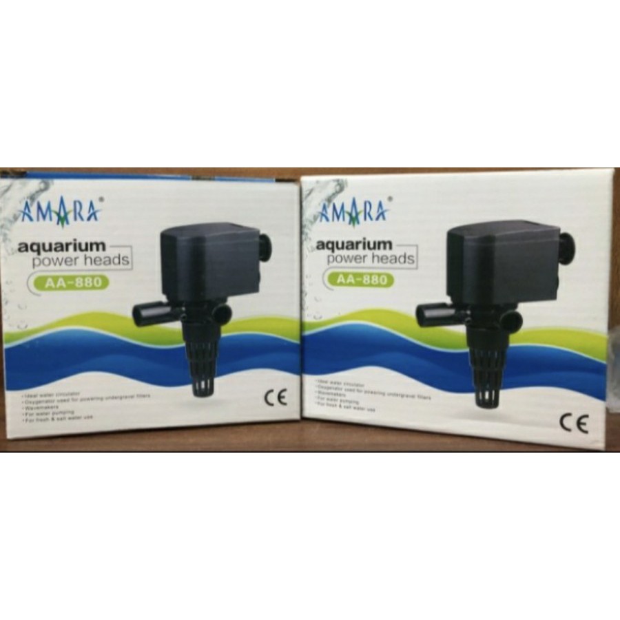 Amara 880 Pompa Air Celup Akuarium Kolam dan Hidroponik