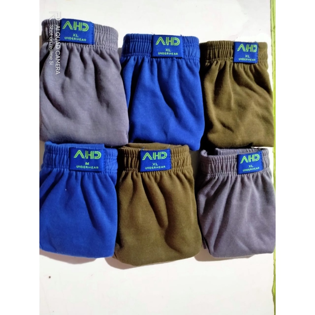 3 Pcs Celana Dalam Pria / CD Pria / Sempak Pria/ Underwear Pria AHD Berkualitas COD