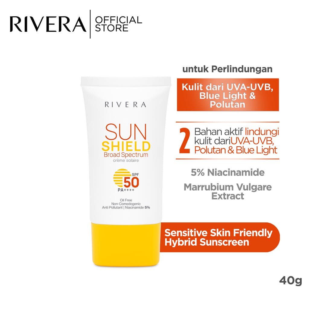 Rivera SUN SHIELD Broad Spectrum Spf50 P12500a++++