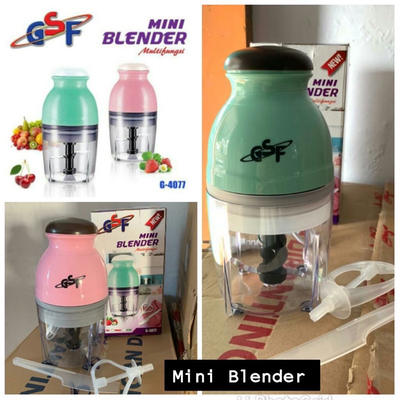 Jual Mini Blender / Chopper / Blender Portable / Blender Capsule 4077 ...