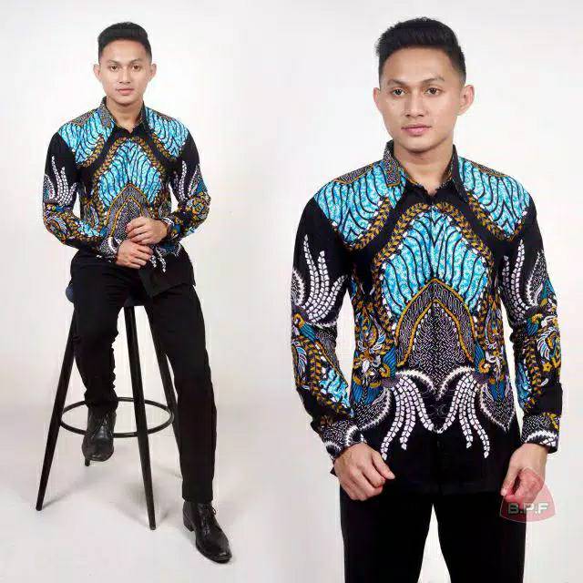 BATIK FINZA JAYA | BAJU BATIK PRIA Gus Azmi Syubbanul Muslimin Batik Katun Halus Hadroh