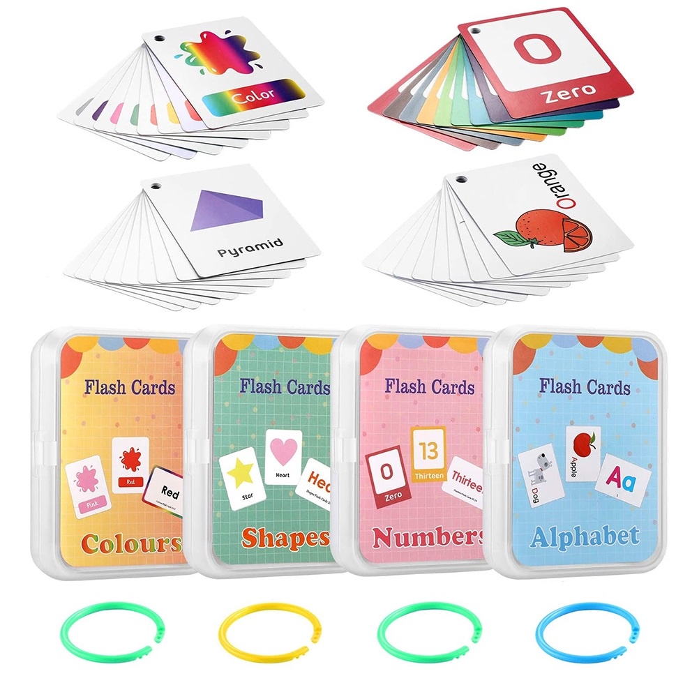 Flash Card Yoyo Kids Mainan Edukasi FlashCard Anak  Bayi Kartu Pintar Edukasi Belajar Bahasa Inggris Membaca