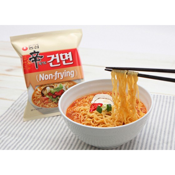 

Mie Nongshim Korean Shin Ram Yun Non Frying Ramen Noodles 97 Gram