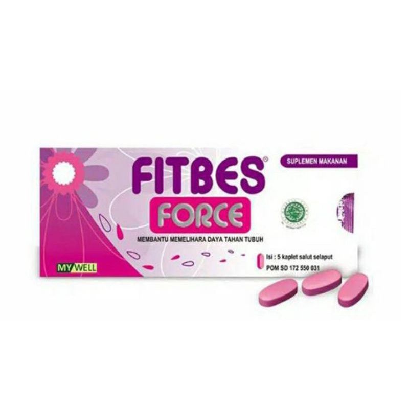 Fitbes Force isi 5 kaplet / Vitamin Daya Tahan Tubuh