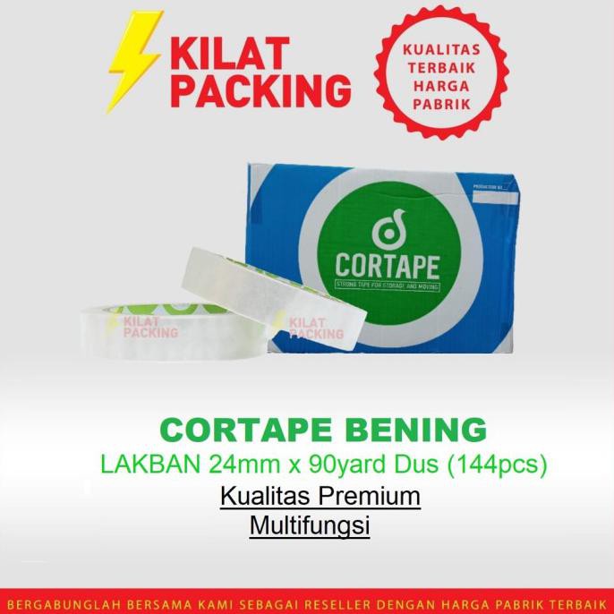 

Terbaik Lakban Cortape Bening 24 Mm X 90 Yard Dus Spek Daimaru Kjy Leovivi96Out