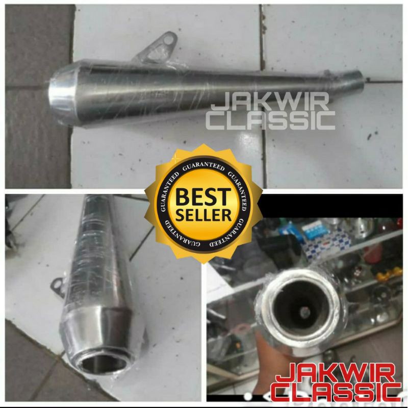 Knalpot Japstyle Knalpot custom PNP Kawasaki W175 Stainless