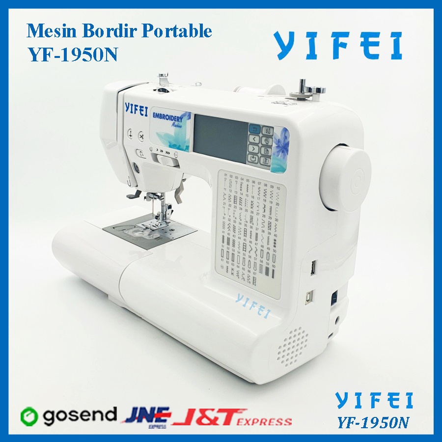 Mesin Jahit & Bordir Portable YIFEI YF-1950N