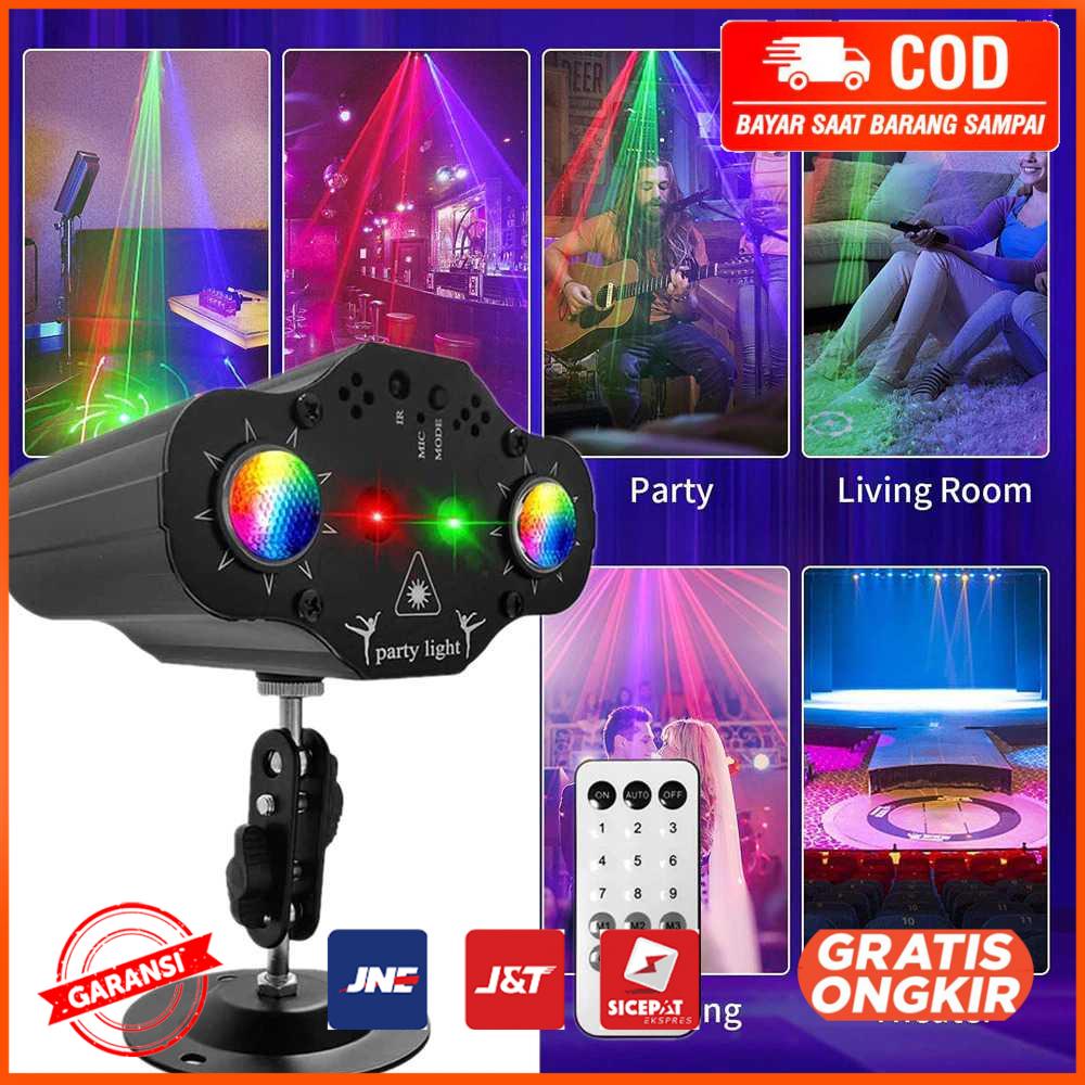 Proyektor Laser LED Lampu Disco DJ Party Lights - AL-001