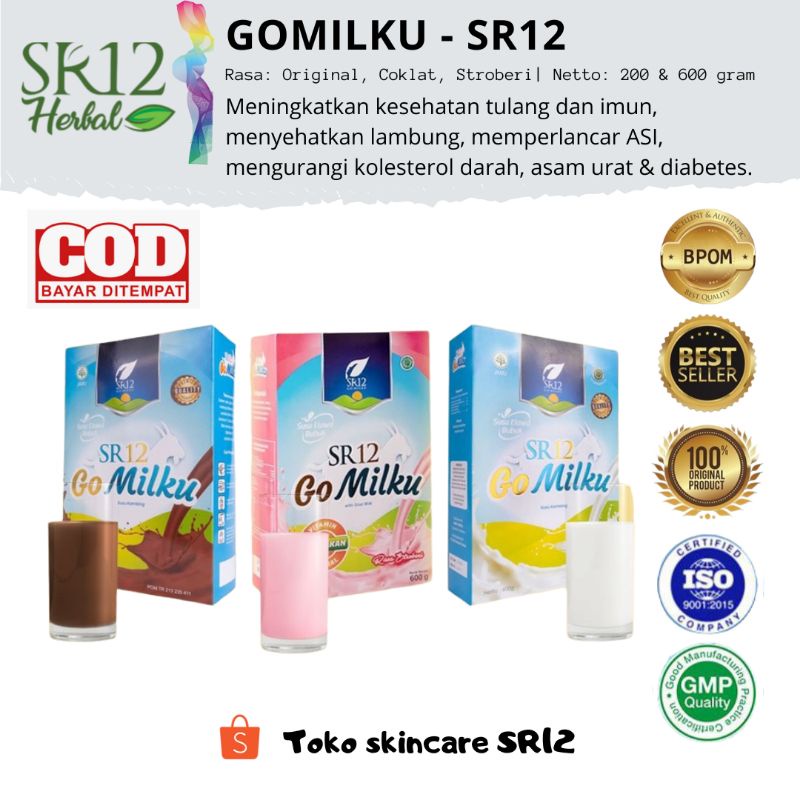 

GOMILKU SR12 | SUSU KAMBING ETAWA TERLARIS | ASI BOOSTER | MENGOBATI ASAM LAMBUNG, JANTUNG, ASAM URAT