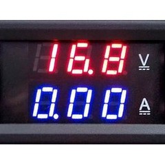 Dual Combo Voltmeter Amperemeter Ammeter Volt Ampere Meter DC 10A 100V