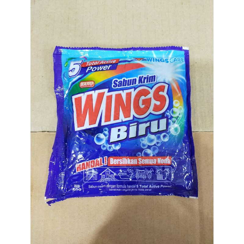 Wings Sabun Krim Biru WB 500