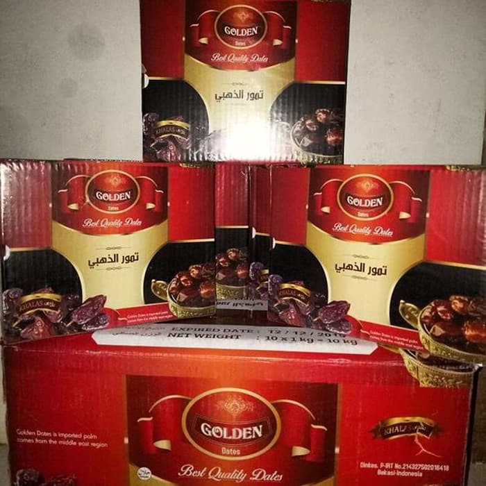 

Kurma Golden Dates Khalas 1kg | Korma Kholas 1 Kg | kurma Legit Murah