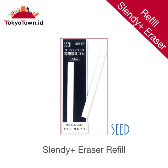 

Menakjubkan Eraser Seed Slendy Refill 2 Pcs. Diskon