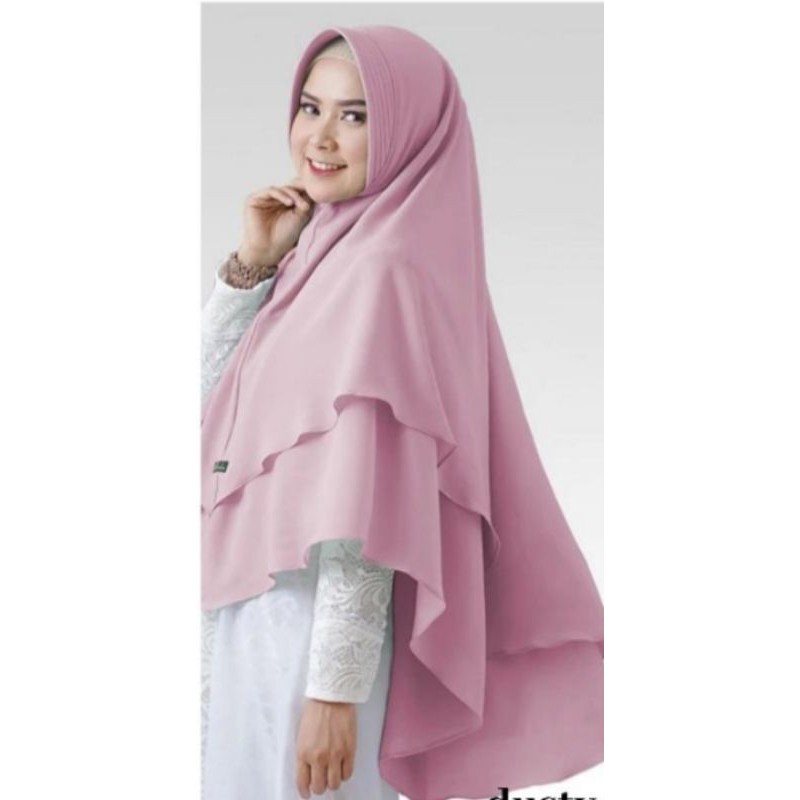 Ceruti kerudung syar'i  dua layar