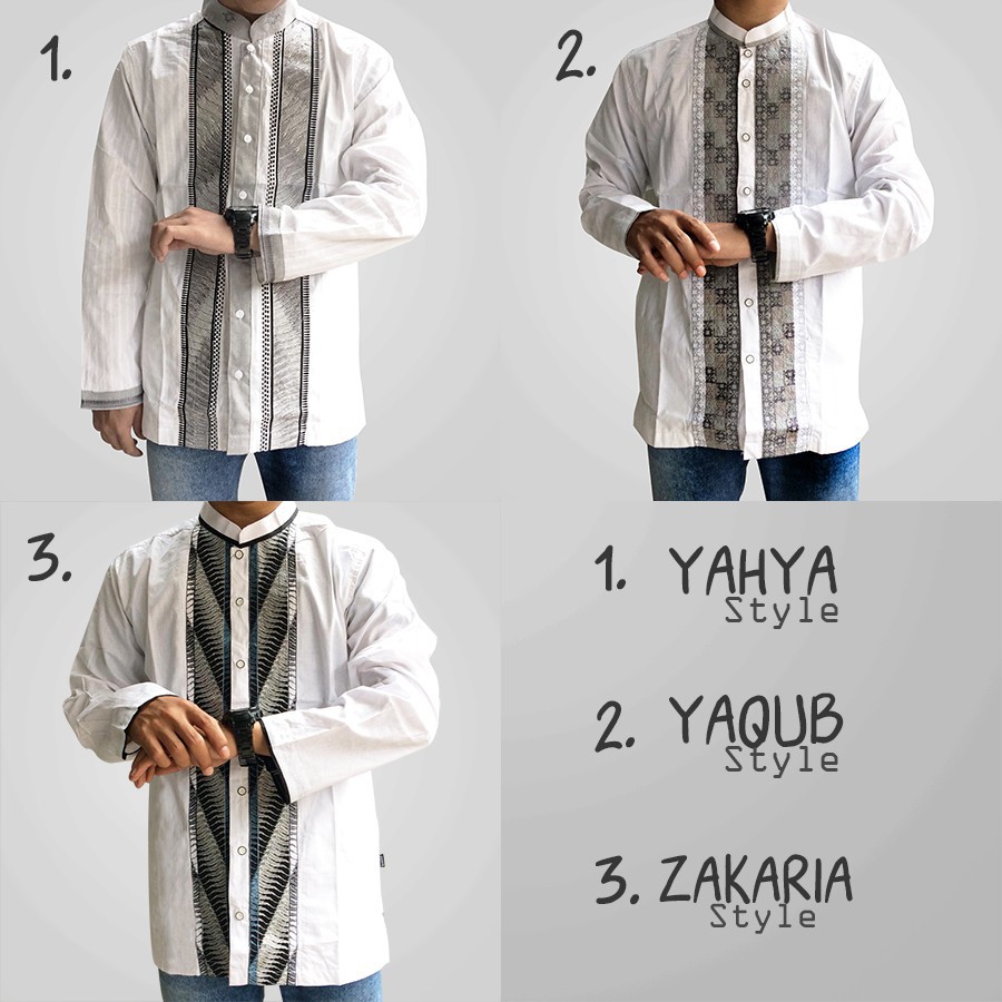 Baju Koko Gaul Lengan Panjang Terbaru Merk Syamil Original