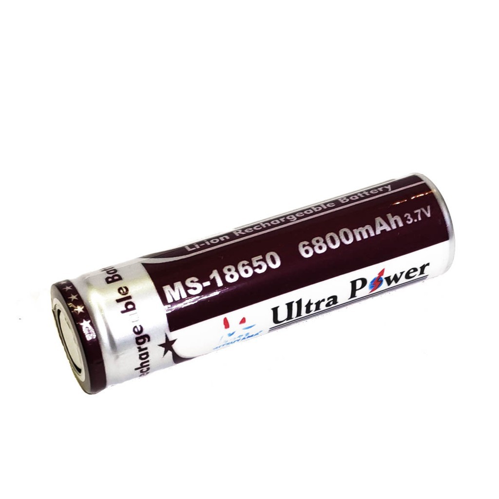 Baterai Mitsuyama MS-18650 Top Botton 6800mAh 3.7V Rechargeable Battery