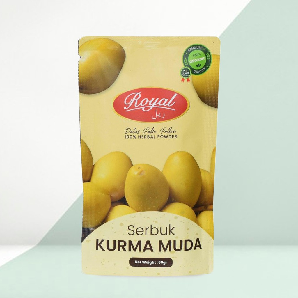 

Serbuk Kurma Muda Promil / Bubuk Kurma Muda 60 gram Program Hamil