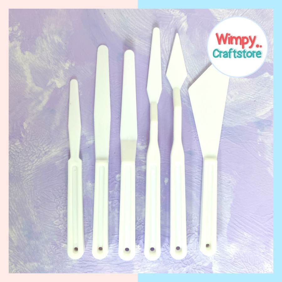 

Painting Knife Pisau Lukis Spatula Clay Fondant Scraper Kue Palet