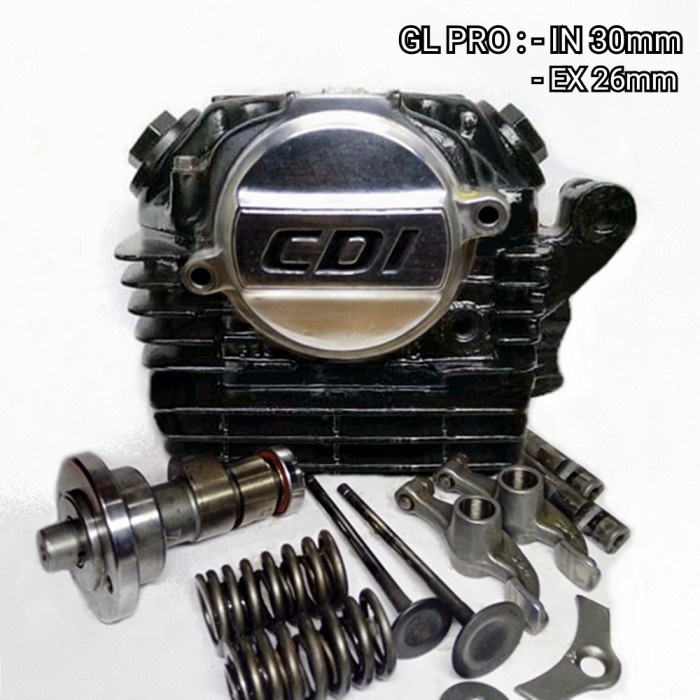 {duniastore} ORIGINAL Set Blok kop silinder Honda GL Pro CDI cylinder head borhead Berkualitas