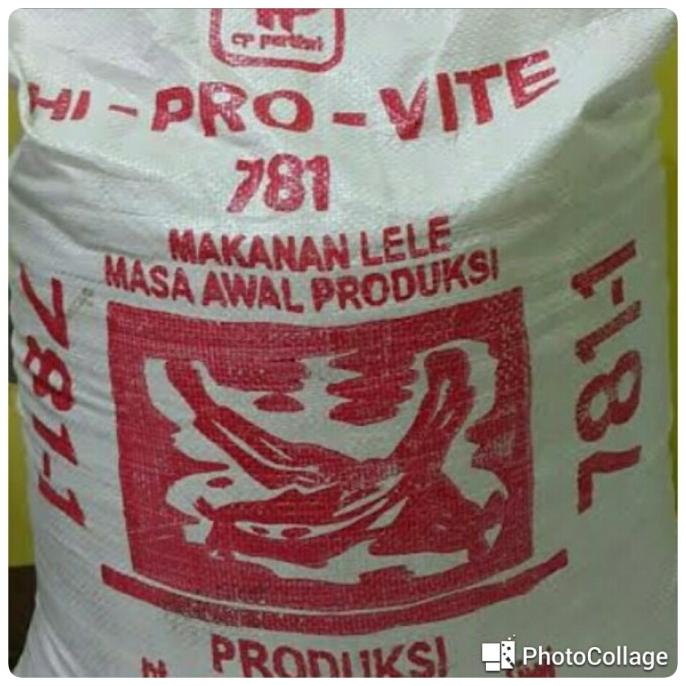 Pakan Makanan Lele Nila Gurame Pelet Hi Provit 781-1 Sak 20 Kg