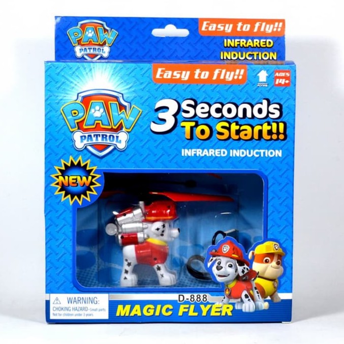 MAINAN PAW PATROL  HELIKOPTER DRONE INFRARED SENSOR RC TANGAN MAINAN DRONE ANAK