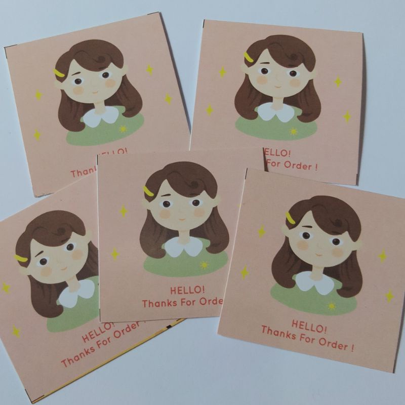 

READY STOCK C thanks you card olshop BY Gioshi.Store