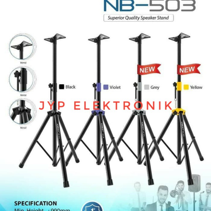 STAND SPEAKER AKTIF -TRIPOD KREZT NB 503 / NB503 ORIGINAL