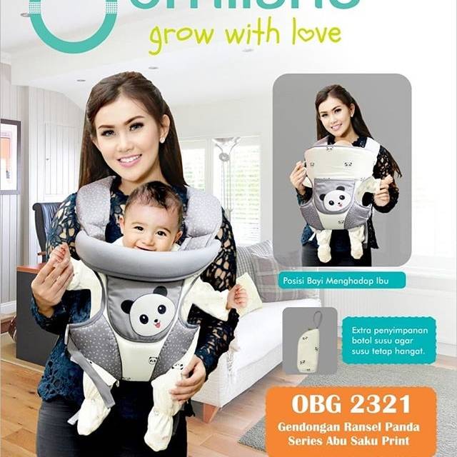 Gendongan DEPAN / RANSEL PANDA SERIES OBG2321