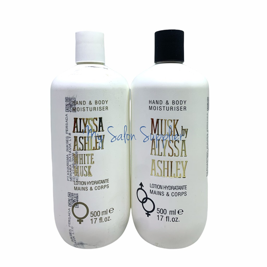 Musk by Alyssa Ashley Hand &amp; Body Moisturiser 500ml