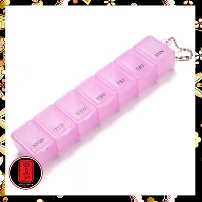 Kotak Obat 7 Day Medicine Tablet Storage - Multi-Color