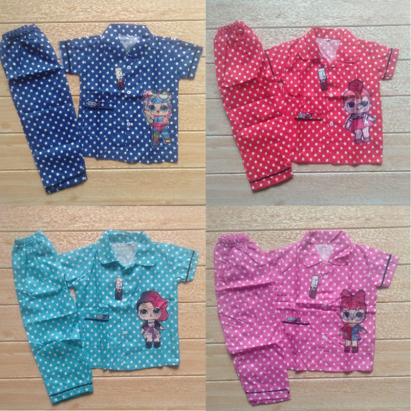 Piyama Polka LED MQhijab (1-6 th)